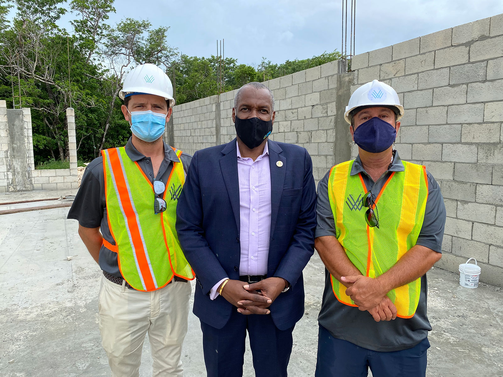 We recently had the honor of hosting the Deputy Prime Minister of The Bahamas and Minister of Public Works